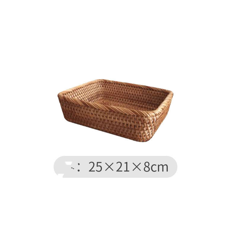 Handmade Rattan Organizer Basket