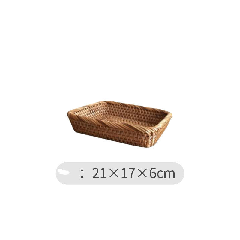 Handmade Rattan Organizer Basket