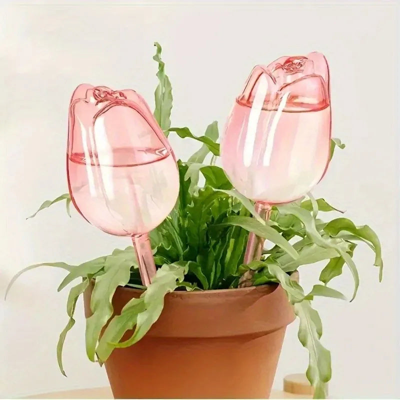 Pink Tulip Plant Drippers
