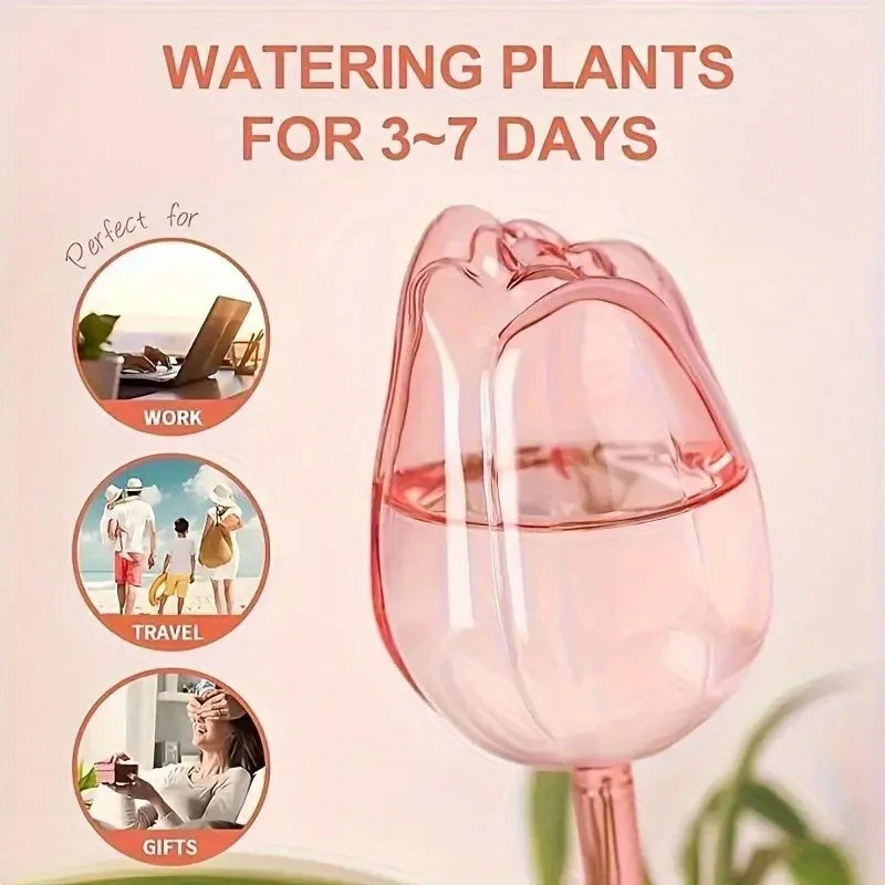 Pink Tulip Plant Drippers