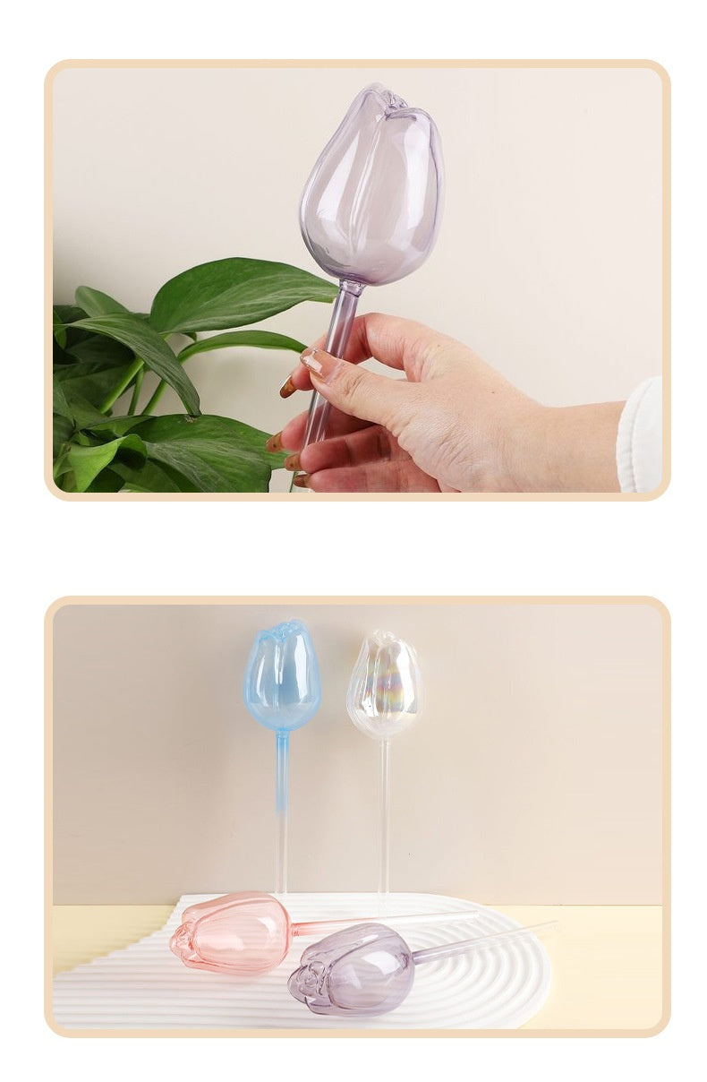Pink Tulip Plant Drippers