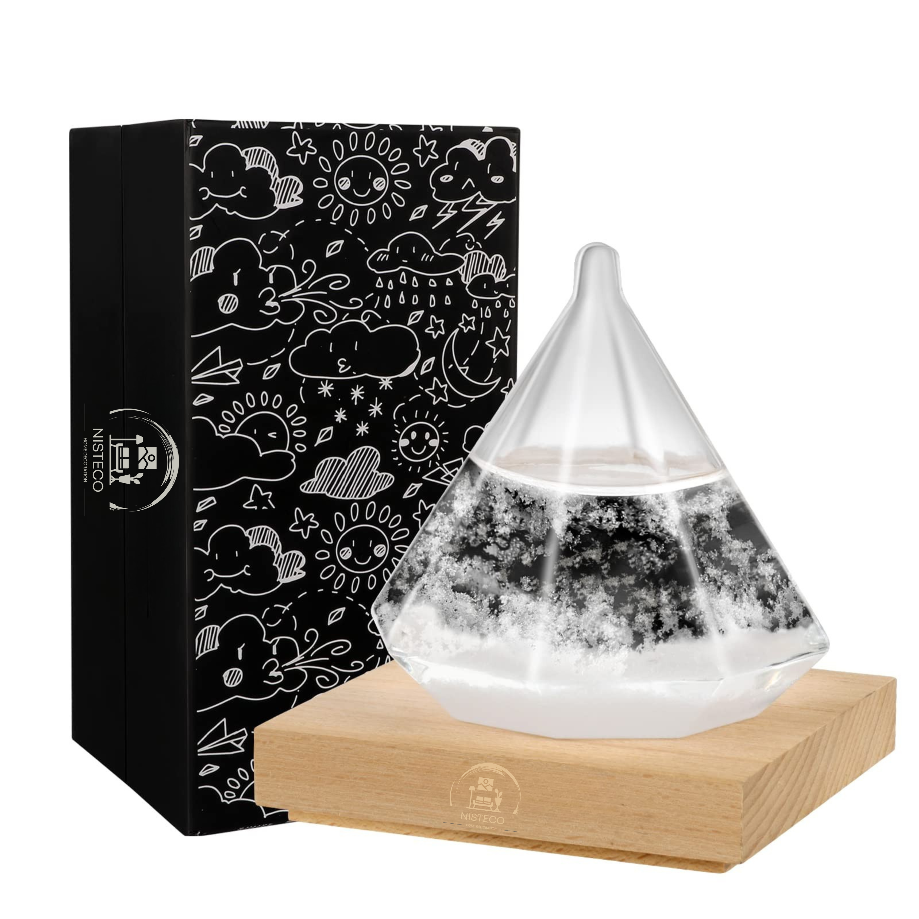 Decorative Storm Glass Globe