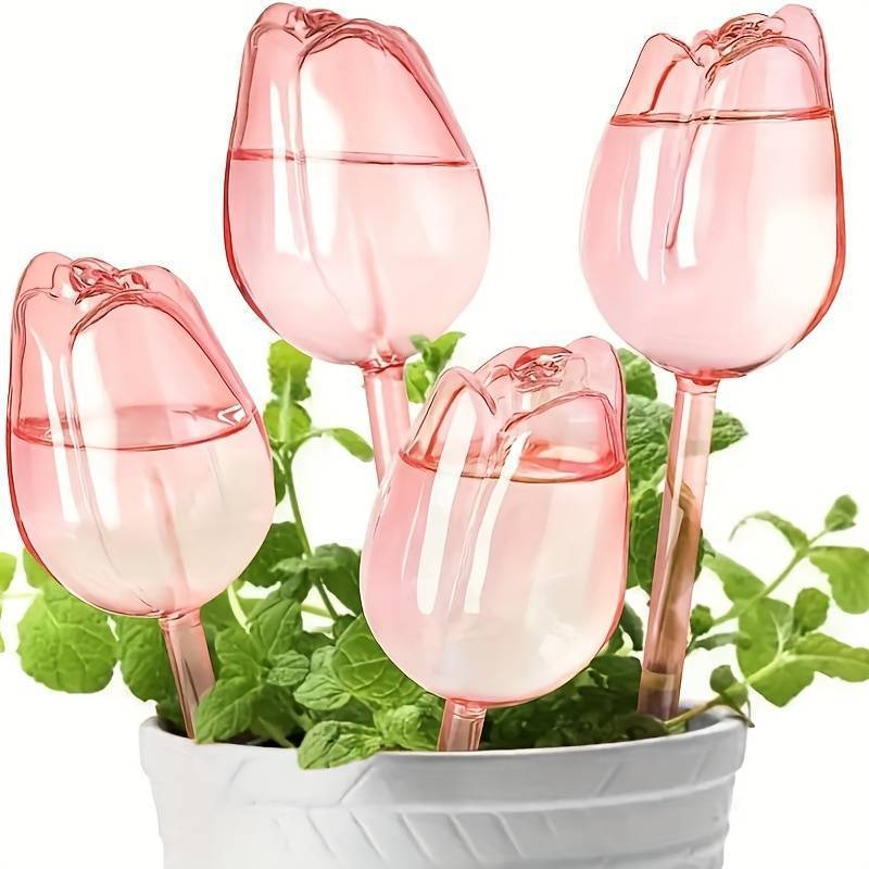 Pink Tulip Plant Drippers